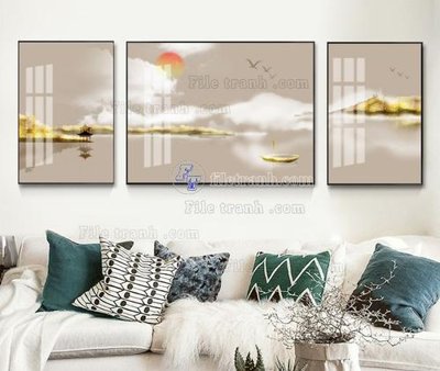 Tải file gốc File tranh hiện đại pha lê gương KF105478 (bản PSD) gốc