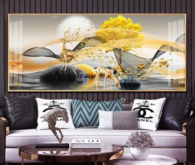 File ảnh File tranh hiện đại pha lê gương KF105490 (gốc) in Hiflex