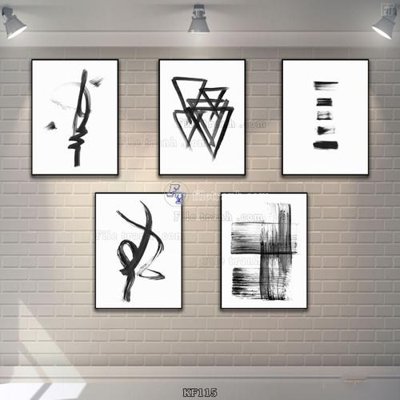 File tranh Tranh bộ nhiều tấm KF115 (gốc) chủ đề thành phố