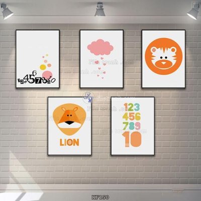 File ảnh gốc Tranh bộ nhiều tấm KF150 (chuyên in mica)