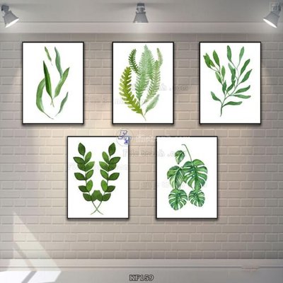 Ảnh gốc Tranh bộ nhiều tấm KF159 (nét căng) in mica