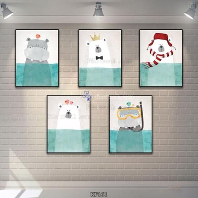 Download file Tranh bộ nhiều tấm KF161 (gốc) in mica bàn thờ