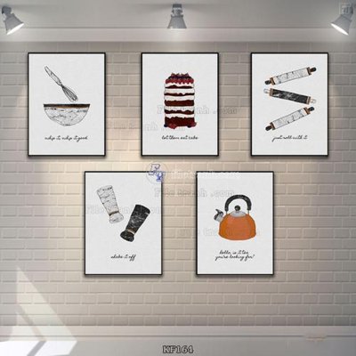 File gốc in ấn Tranh bộ nhiều tấm KF164 độ phân giải cao