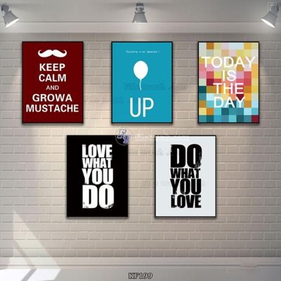 File gốc Tranh bộ nhiều tấm KF199 (trang trí) phòng làm việc