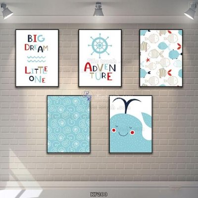 File tranh gốc Tranh bộ nhiều tấm KF200 (bản quyền) Filetranh.com