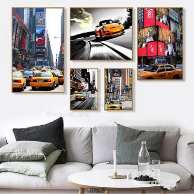 File in trần Tranh bộ nhiều tấm KF217 (bản gốc) 5D