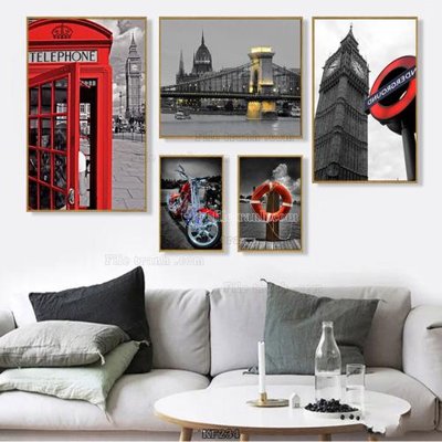 File tranh in tráng gương Tranh bộ nhiều tấm KF234 (siêu nét)