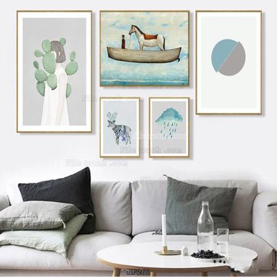 Tải file tranh gốc Tranh bộ nhiều tấm KF261 chất lượng cao