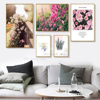 File tranh Tranh bộ nhiều tấm KF270 (bản gốc) in lụa 5D