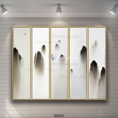 Ảnh gốc Tranh bộ nhiều tấm KF299 (siêu chi tiết) để in ấn