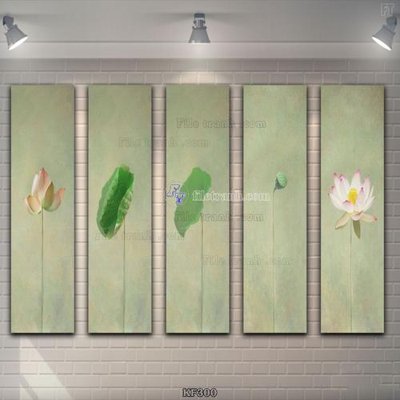 File PSD Tranh bộ nhiều tấm KF300 (chất lượng in ấn)