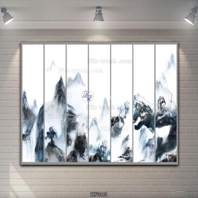 Tải file gốc Tranh bộ nhiều tấm KF302 (bản PSD) gốc