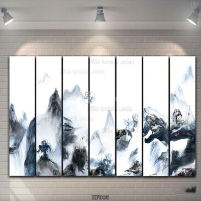 File gốc Tranh bộ nhiều tấm KF303 (in ấn) không giới hạn