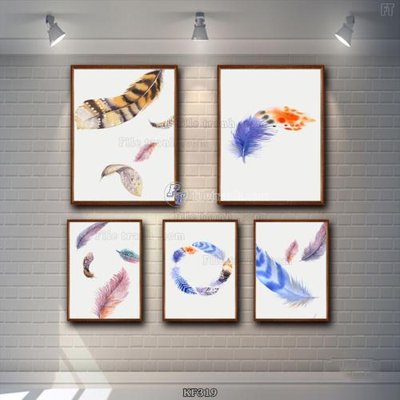 File in ấn Tranh bộ nhiều tấm KF319 (bản gốc) sắc nét