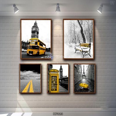 Tải file Tranh bộ nhiều tấm KF323 (gốc) chủ đề tâm linh