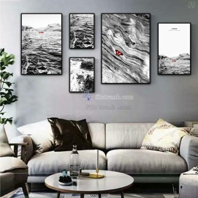 Ảnh gốc Tranh bộ nhiều tấm KF366 (độ nét cao) in tráng gương