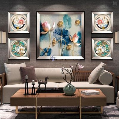 File tranh in trần 3D Tranh bộ nhiều tấm KF368 (ảnh gốc)