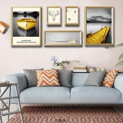 File tranh Tranh bộ nhiều tấm KF374 (ảnh gốc) in trần xuyên sáng