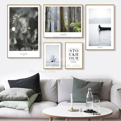 Download file gốc Tranh bộ nhiều tấm KF399 (in mica) trang trí