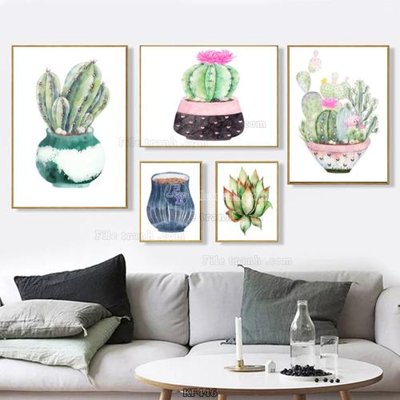 File tranh Tranh bộ nhiều tấm KF446 (bản gốc) treo quán cafe