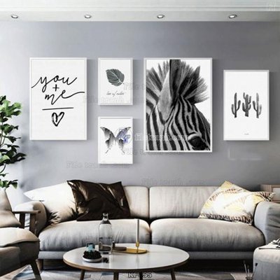 File tranh ảnh gốc Tranh bộ nhiều tấm KF455 dùng cho in khổ lớn