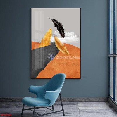 File gốc Tranh decor phủ gương hiện đại KF50038 (PNG) nền trong suốt