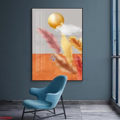 File gốc Tranh decor phủ gương hiện đại KF50040 (phiên bản chuẩn) để in ấn
