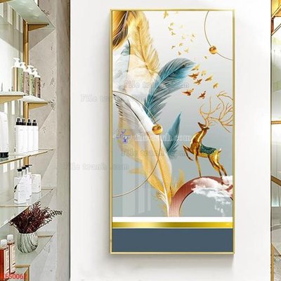 File tranh gốc Tranh decor phủ gương hiện đại KF50062 (bản quyền) file PSD