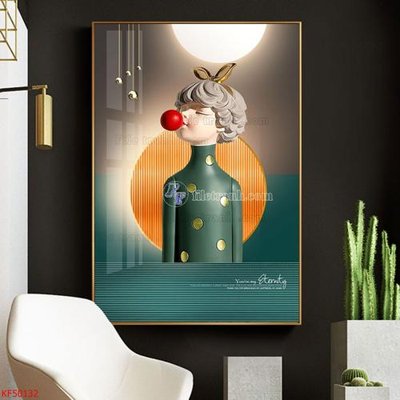 Mua file gốc Tranh decor phủ gương hiện đại KF50132 (chất lượng) tại Filetranh.com