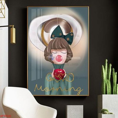 Tải file Tranh decor phủ gương hiện đại KF50141 (gốc) làm tranh trang trí