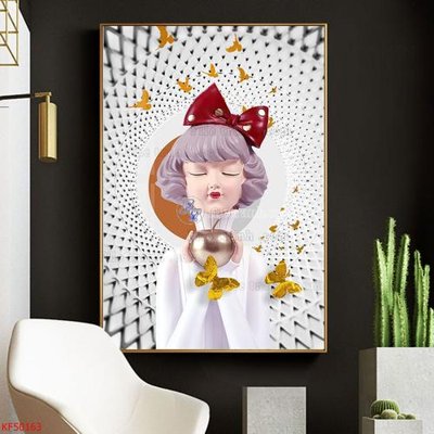 File tranh Tranh decor phủ gương hiện đại KF50163 (file gốc) chủ đề phong thủy