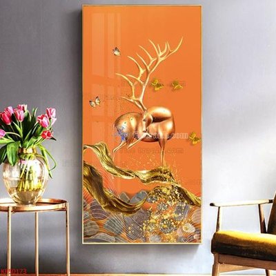 File gốc Tranh decor phủ gương hiện đại KF50173 (phong cách) cổ điển