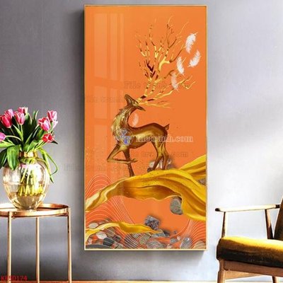 File tranh Tranh decor phủ gương hiện đại KF50174 (bản gốc) trang trí văn phòng