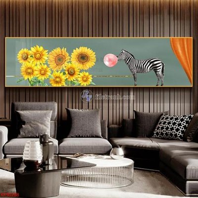 File gốc Tranh decor phủ gương hiện đại KF50208 (chuẩn màu) cho in offset