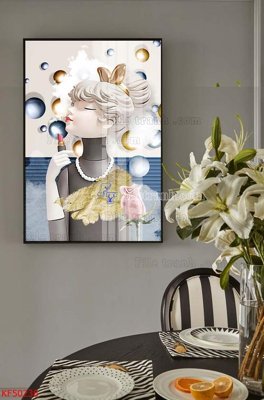Tải file Tranh decor phủ gương hiện đại KF50236 (ảnh gốc) file TIFF