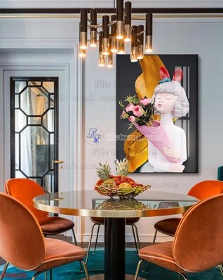 File gốc Tranh decor phủ gương hiện đại KF50242 (cho in ấn) từ kho Filetranh