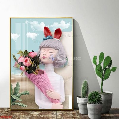 File in trần Tranh decor phủ gương hiện đại KF50243 (bản gốc) phong cảnh