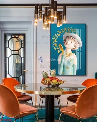 File gốc Tranh decor phủ gương hiện đại KF50246 (PNG) trong suốt (transparent)