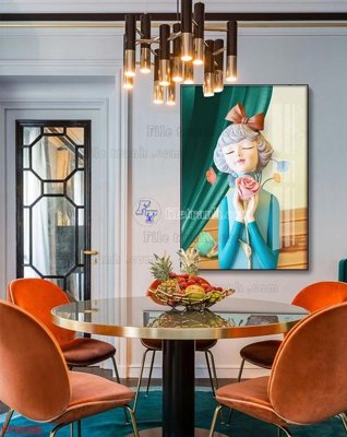 File gốc Tranh decor phủ gương hiện đại KF50266 (thiết kế) độc quyền