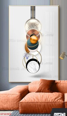 File in ấn Tranh decor phủ gương hiện đại KF50303 (bản gốc) từ file gốc