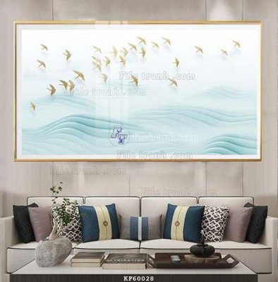 File gốc File tranh hiện đại pha lê gương KF60028 (cho in ấn) độc quyền