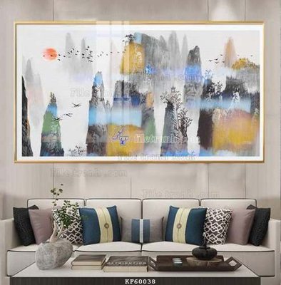 File gốc File tranh hiện đại pha lê gương KF60038 (thiết kế) cho in ấn