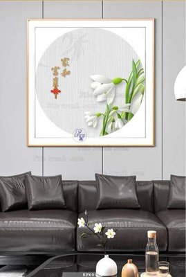 Tải file gốc in lụa File tranh hiện đại pha lê gương KF60065 siêu nét