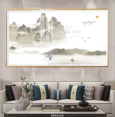 File tranh File tranh hiện đại pha lê gương KF60106 (ảnh gốc) độc quyền