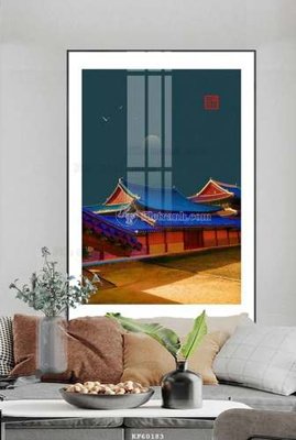 File tranh gốc File tranh hiện đại pha lê gương KF60183 (sắc nét từng chi tiết)