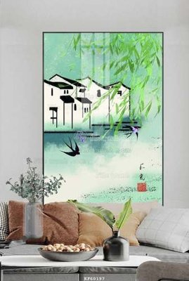 File tranh ảnh gốc File tranh hiện đại pha lê gương KF60197 dùng cho in khổ lớn