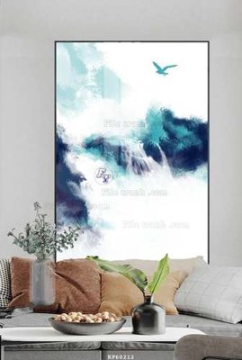 File gốc File tranh hiện đại pha lê gương KF60212 (thiết kế) độc quyền