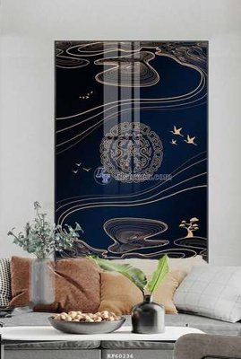 File gốc File tranh hiện đại pha lê gương KF60236 (in ấn) không giới hạn