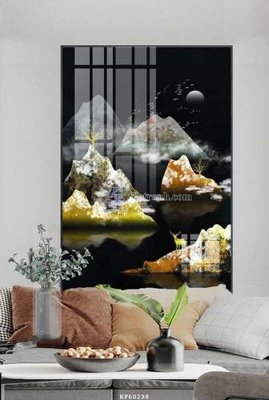 File ảnh File tranh hiện đại pha lê gương KF60238 (gốc) in backdrop sự kiện