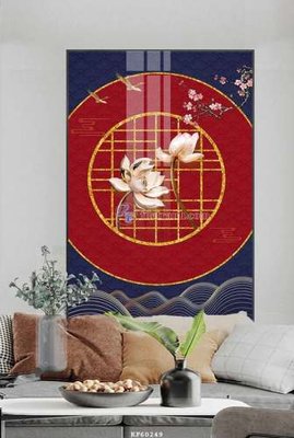 File gốc File tranh hiện đại pha lê gương KF60249 (in ấn) màu sắc trung thực